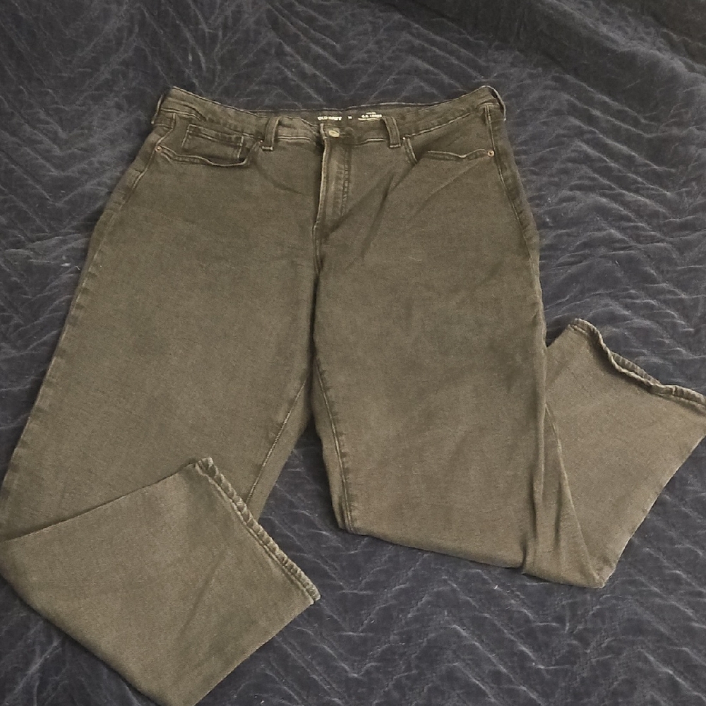 Old Navy Black Grey Denim O.G. Loose Jeans